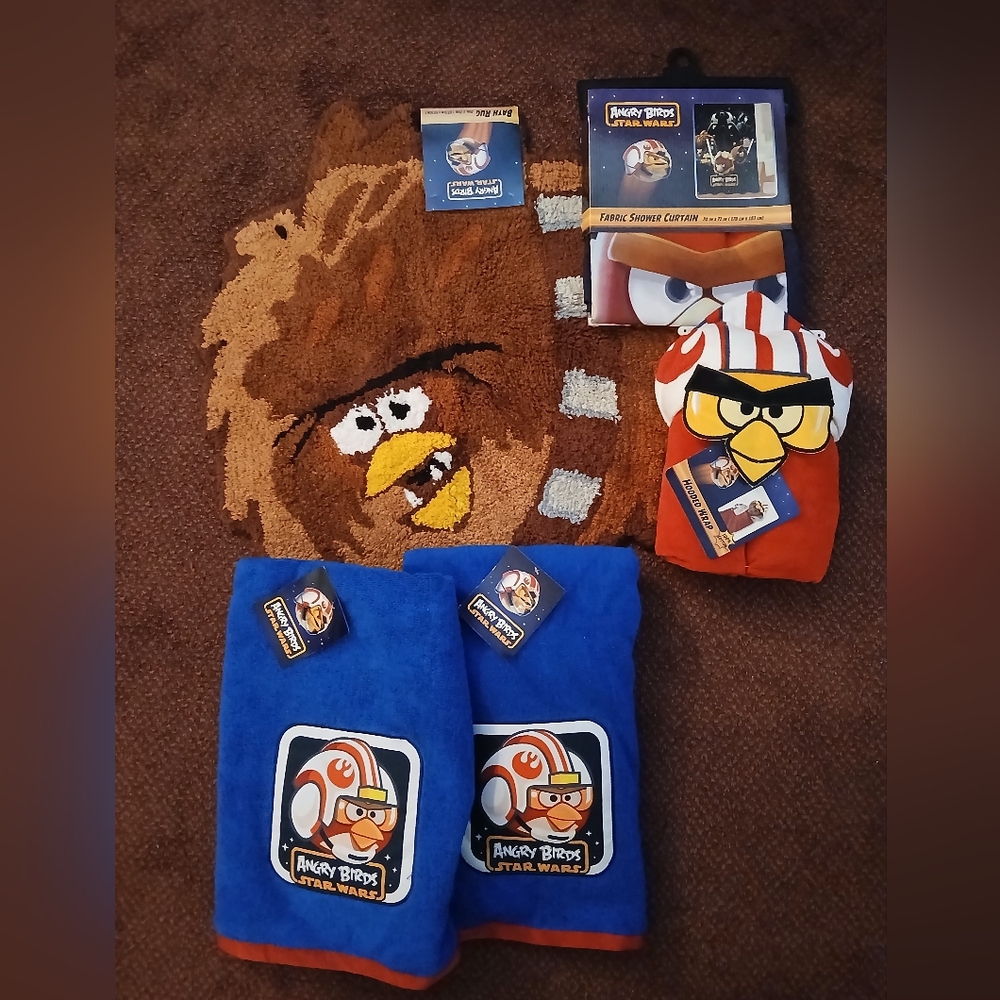 Angry Birds Star Wars Towel and Bath Set